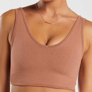 Gymshark Rest Day Bralette - Clay